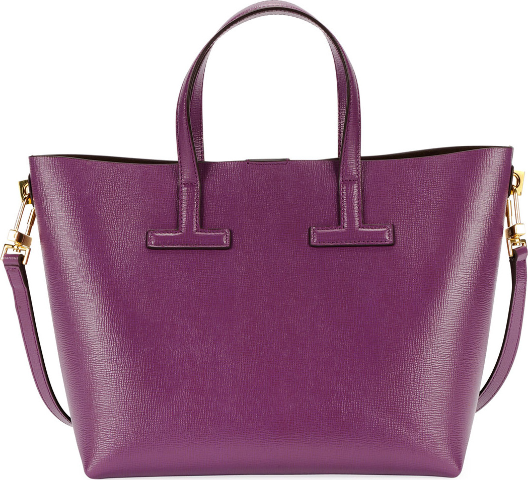TOM FORD Mini T Saffiano Tote Bag