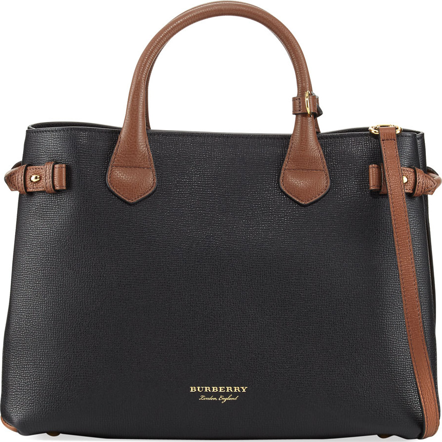 Burberry London England HOUSE CHECK DERBY LEATHER SA