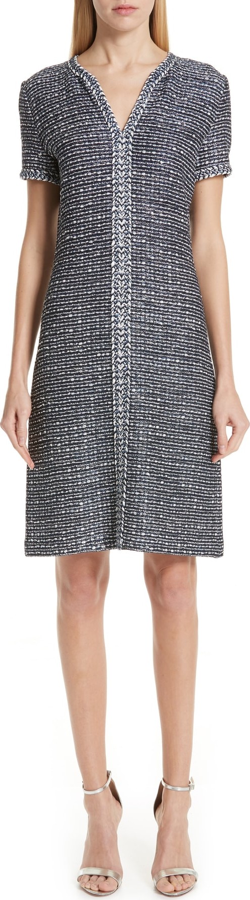 St. John Camille Knit A-Line Dress