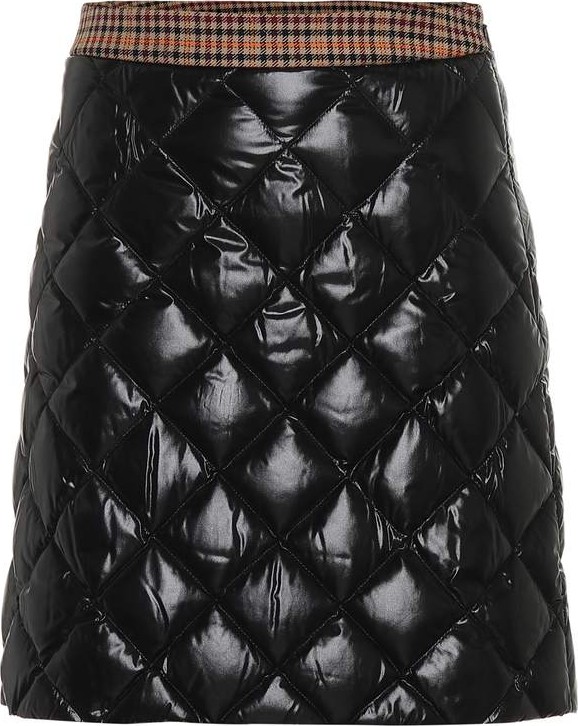 Moncler Quilted down miniskirt