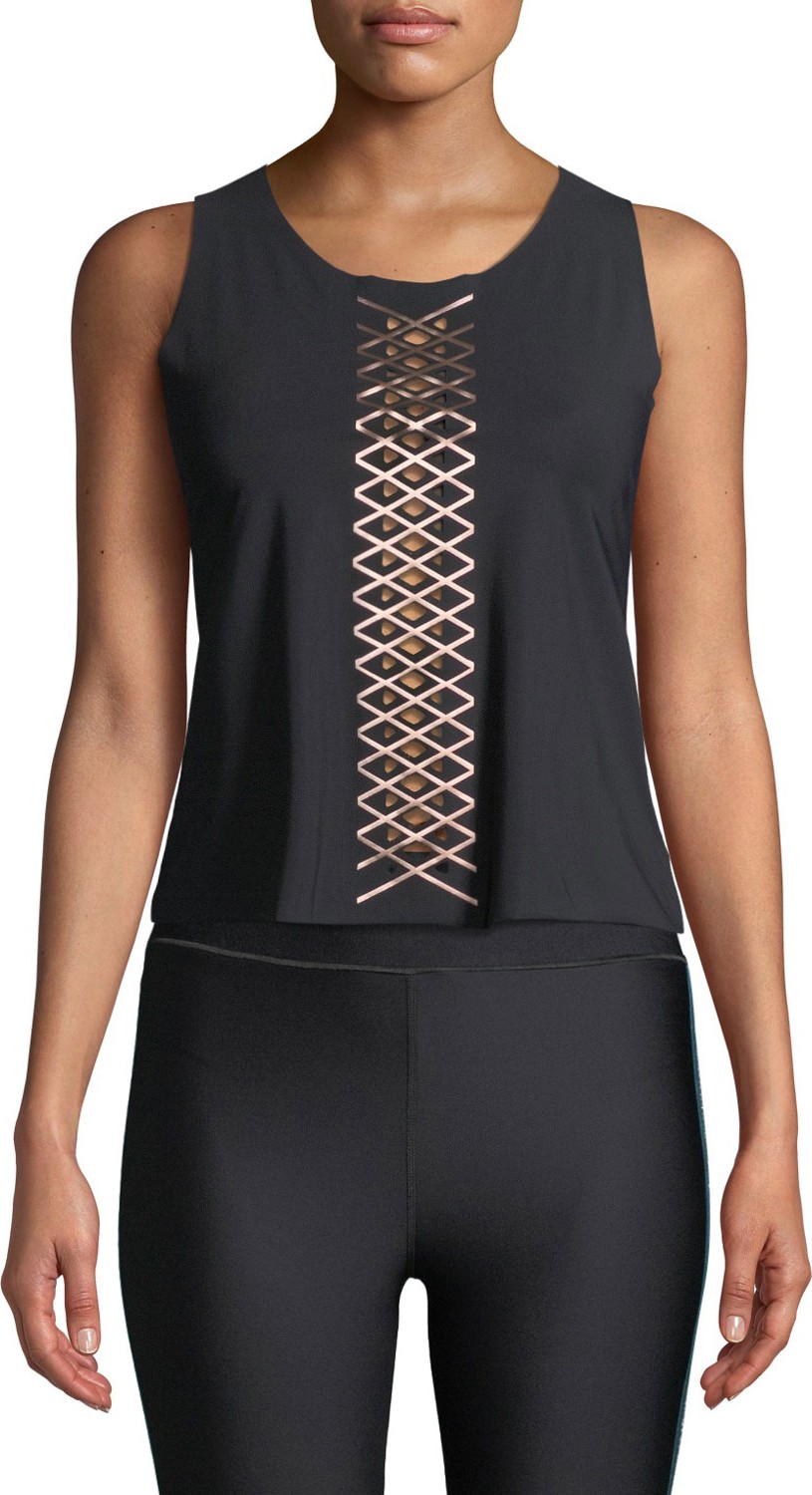 ULTRACOR Interlace Pixelate Racerback Active Tank ULTRACOR Interlace Pixelate Racerback Active Tank