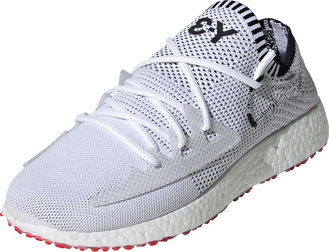 Y-3 Men's Raito Racer Knit Running Shoes, White