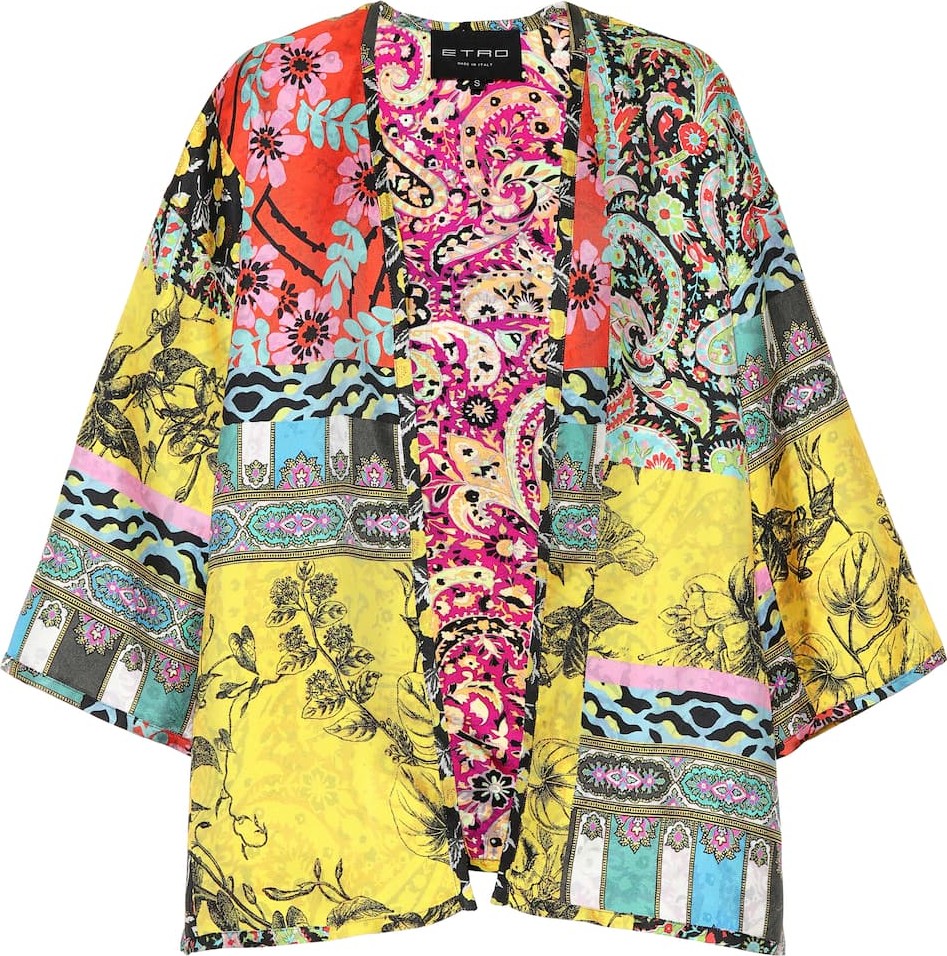 Etro Printed silk jacket