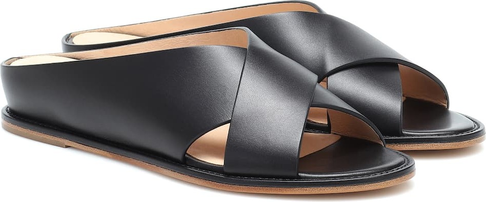 Gabriela Hearst Ellington leather slides