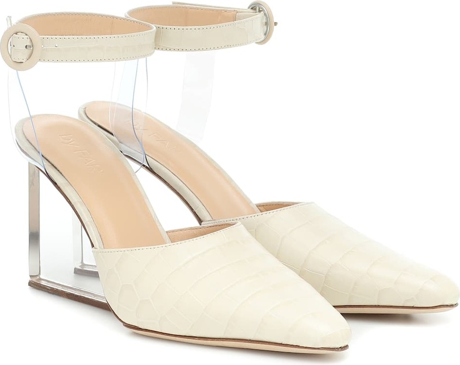 By Far Exclusive to Mytheresa – Lex leather pumps