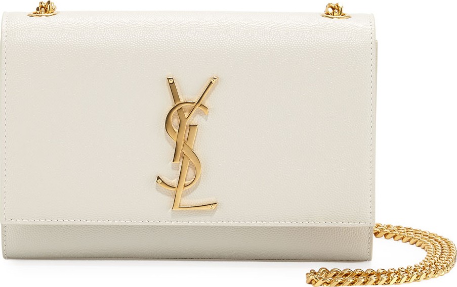 Saint Laurent Kate Monogram YSL Small Grain Leather Crossbody Bag