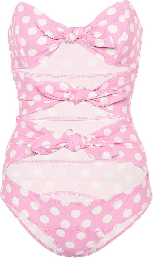 Lisa Marie Fernandez Triple Poppy polka-dot swimsuit