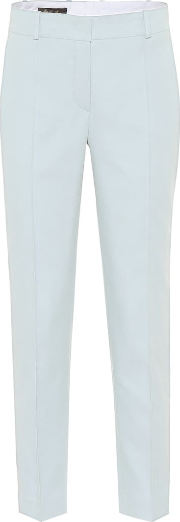 Loro Piana Derk mid-rise slim cotton pants
