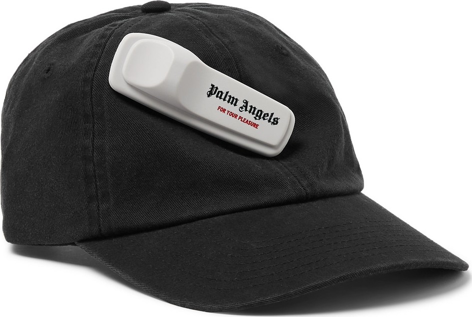 Palm Angels Embellished Cotton-Twill Baseball Cap