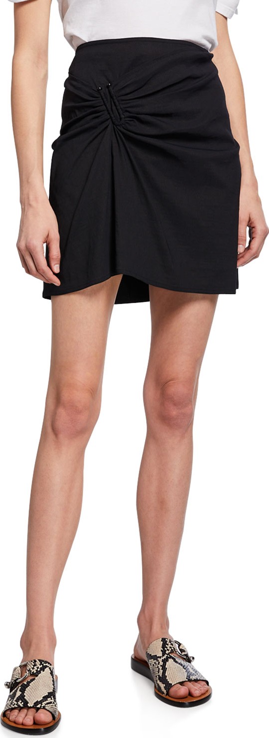 A.L.C. Burke Ruched Mini Skirt