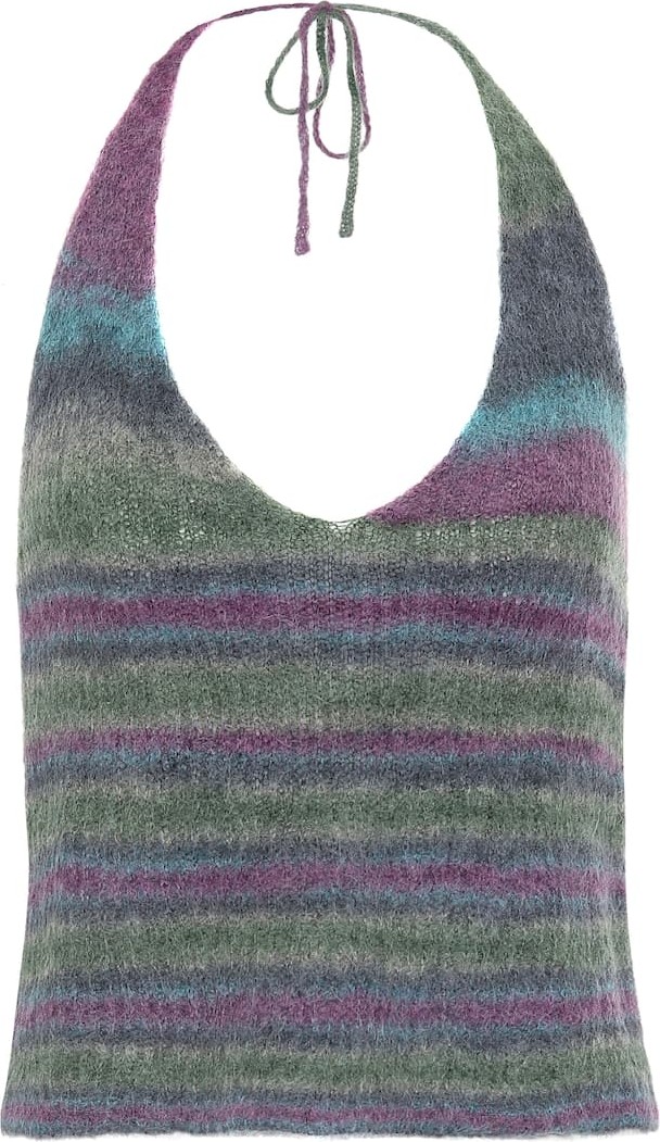 Jacquemus Le Maille Tropea halterneck top