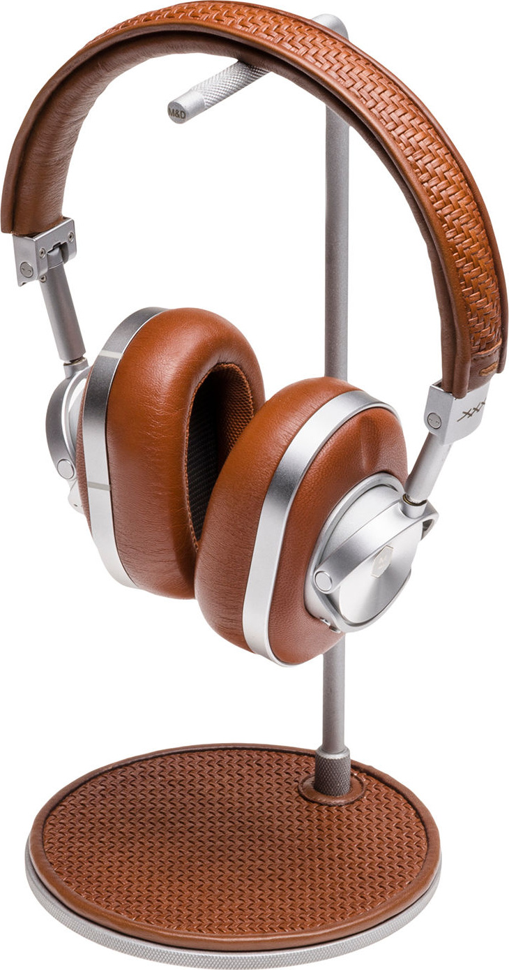 Ermenegildo Zegna MW 60 Pelle Tessuta Aluminum Wireless Headphones and Stand