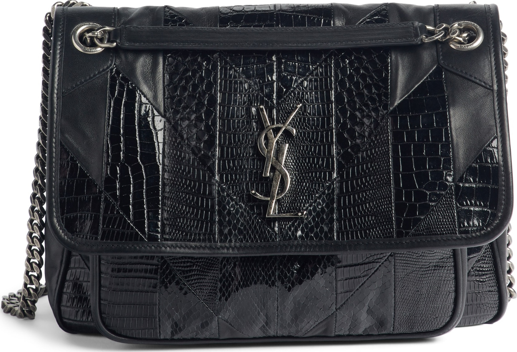 Saint Laurent Niki Medium Patchwork Shoulder Bag