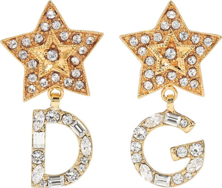 Dolce & Gabbana Crystal-embellished earrings