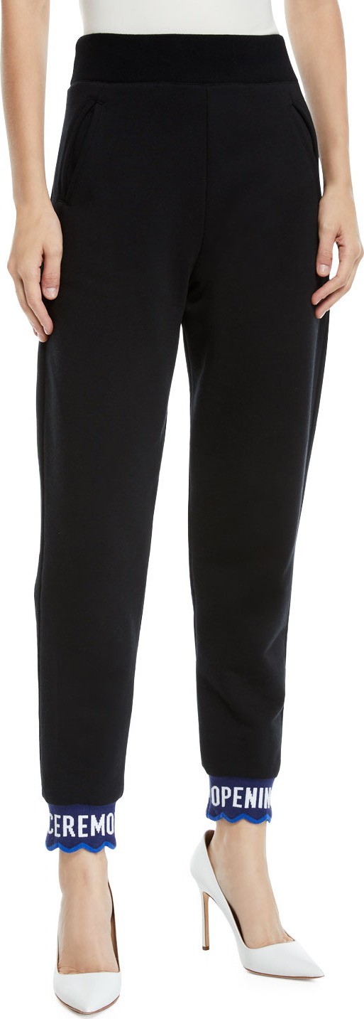 Opening Ceremony Scalloped Logo Jogger Sweatpants