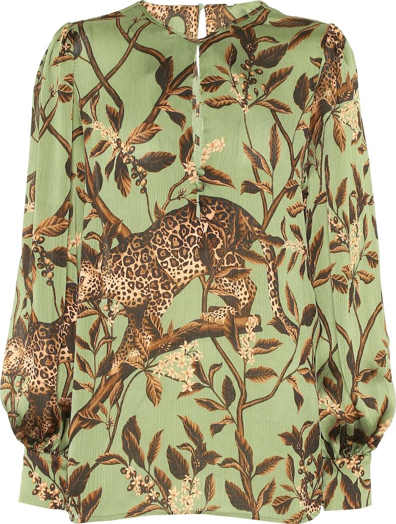 Johanna Ortiz Gifts of Nature printed blouse