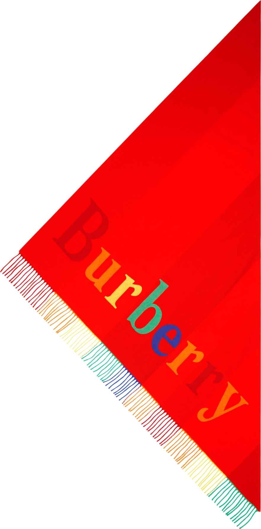 Burberry London England Color Fringe Bandana