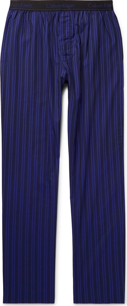 Calvin Klein Underwear Striped Cotton-Poplin Pyjama Trousers