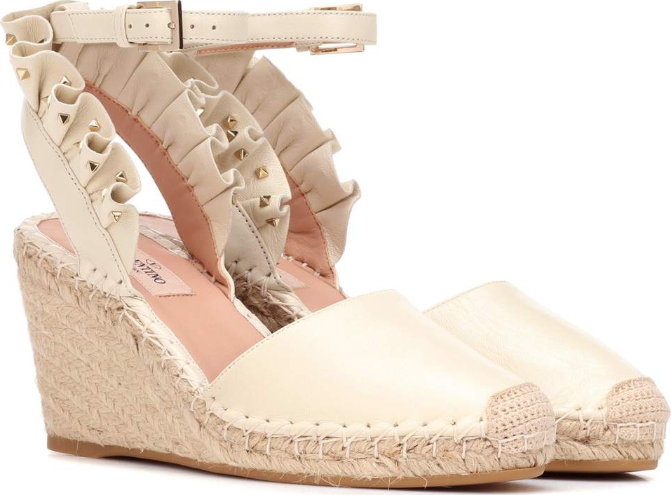 Valentino Valentino Garavani Rockstud leather espadrilles