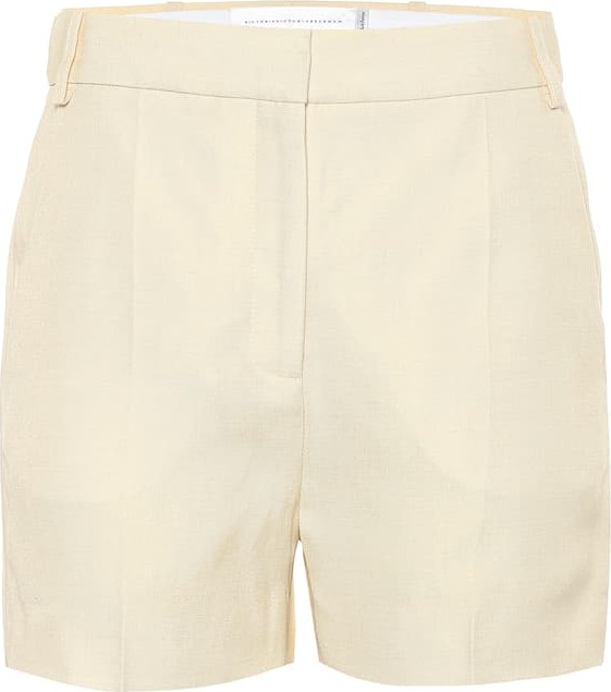VICTORIA, VICTORIA BECKHAM Tailored linen-blend shorts