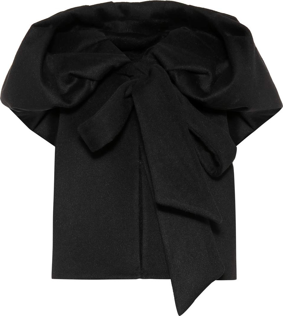 Valentino Hooded wool-blend vest