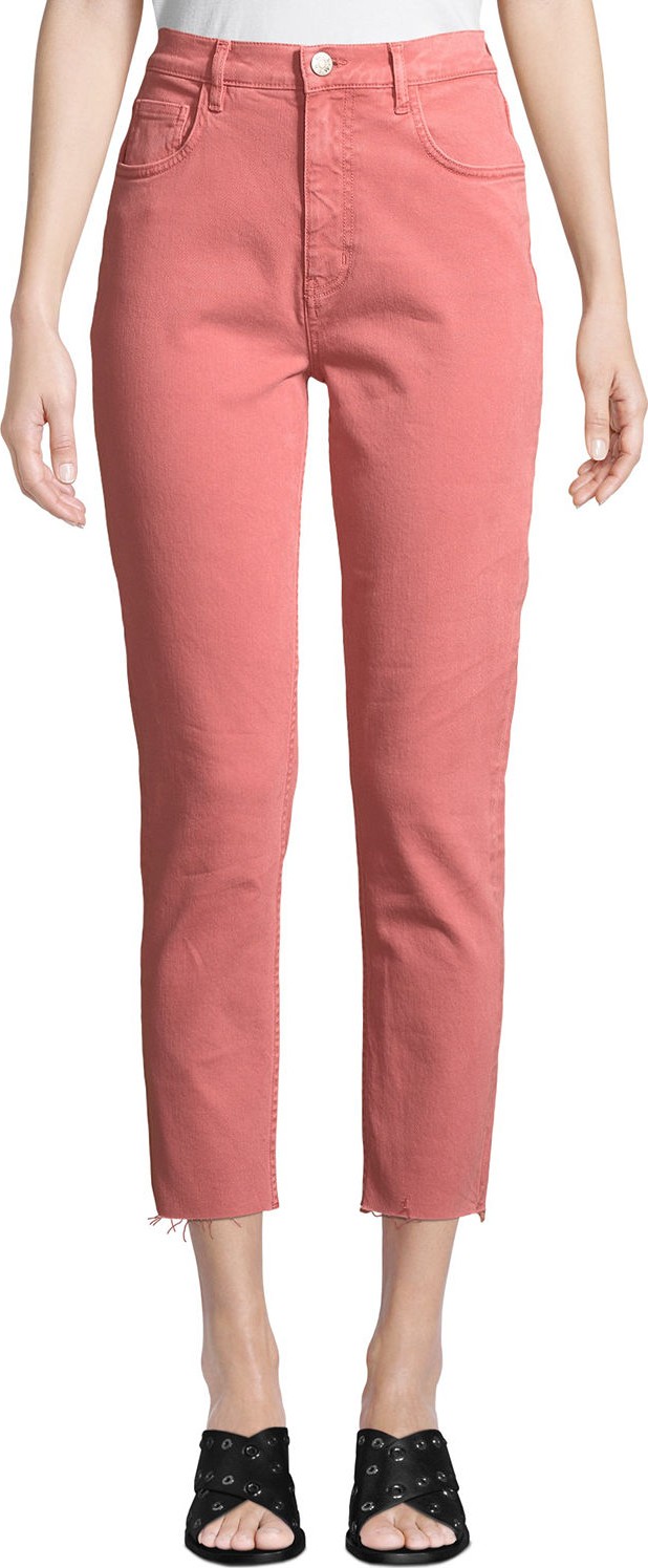 M.i.h Jeans Mimi High-Rise Straight-Leg Ankle Jeans