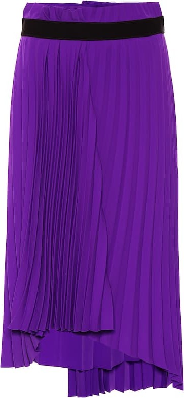 Balenciaga Asymmetric pleated skirt