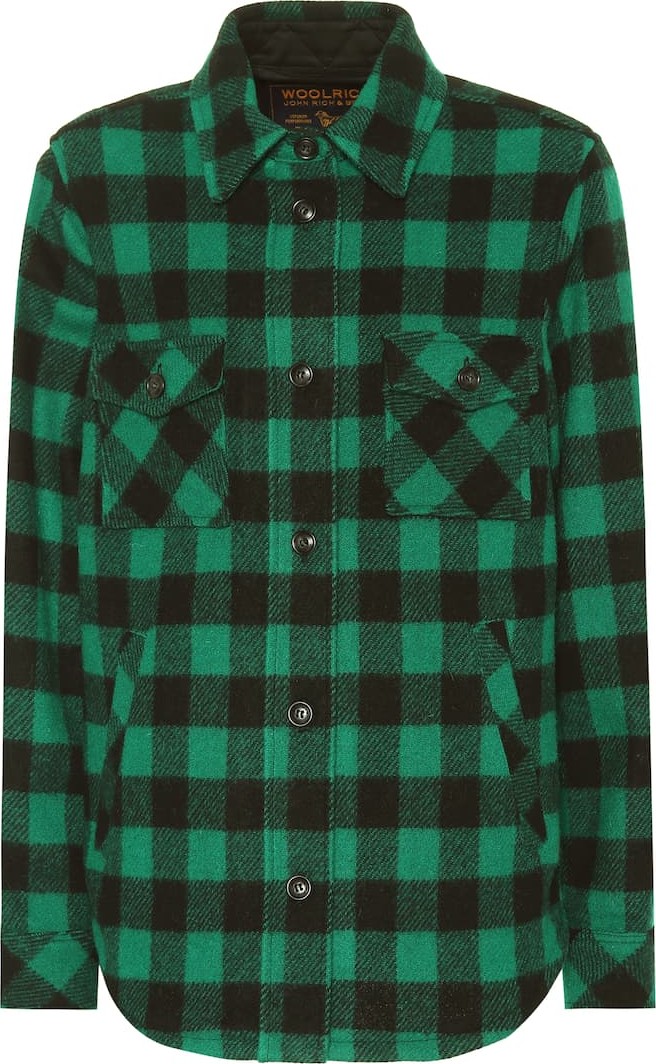 Woolrich Exclusive to Mytheresa – checked wool-blend jacket