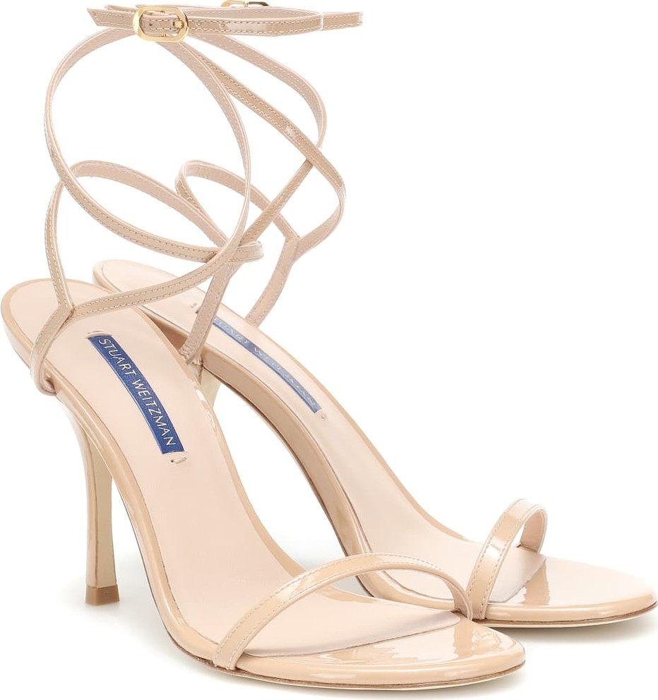 Stuart Weitzman Merinda patent leather sandals