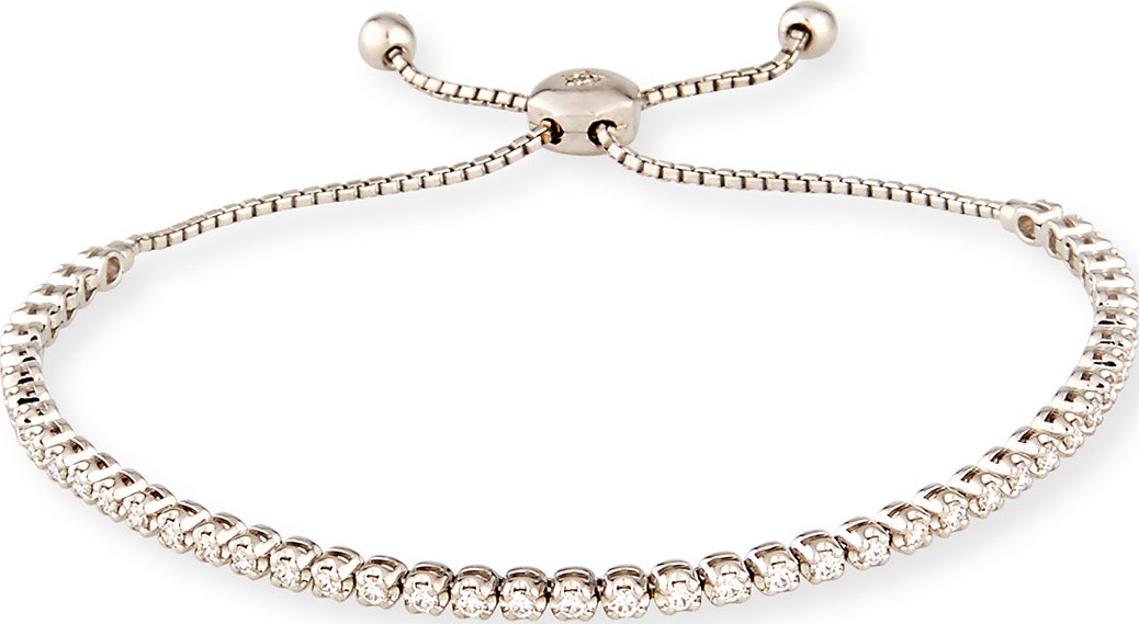 Cassidy Diamonds 18K White Gold Illusion-Set White Diamond Bracelet