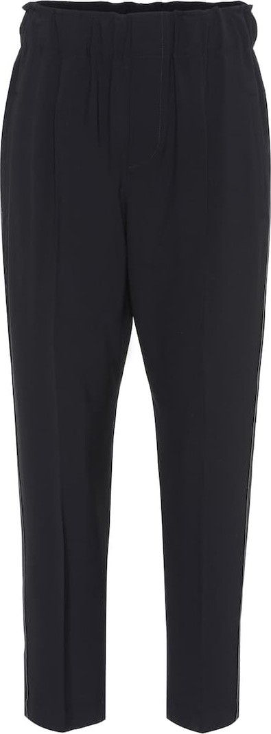 Brunello Cucinelli Stretch wool cropped pants
