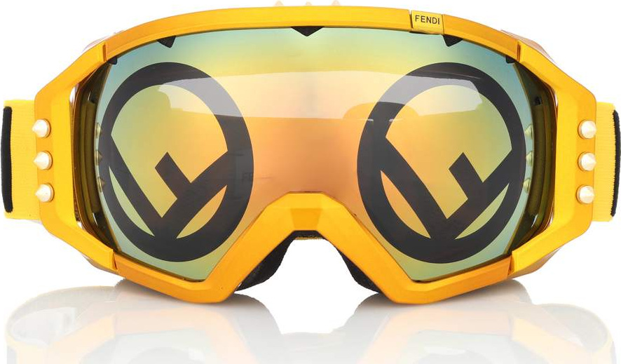 Fendi Mirrored ski goggles