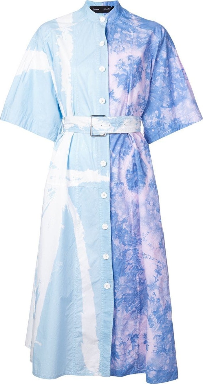 Proenza Schouler Tie Dye Shirt Dress