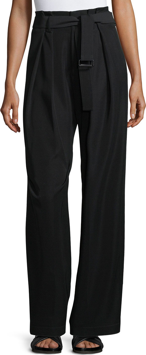 Vince Belted Wide-Leg Pants