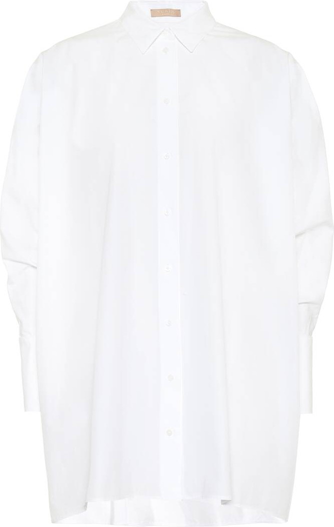 Alaïa Longline cotton shirt