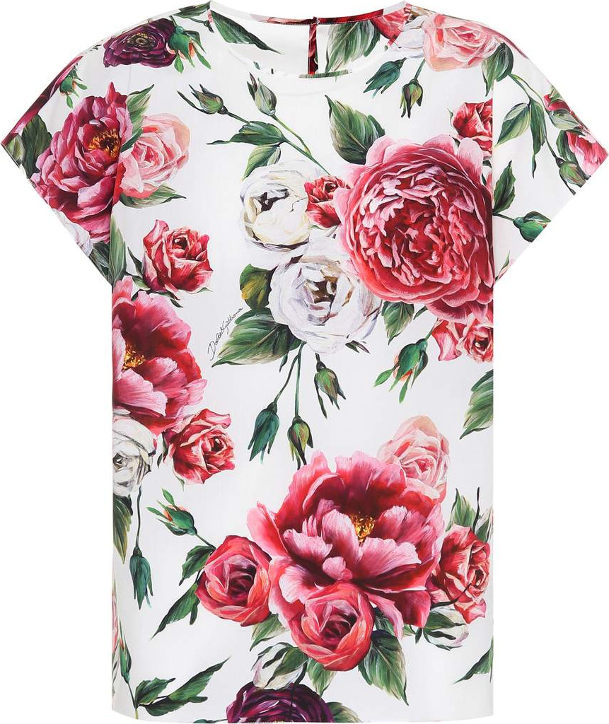 Dolce & Gabbana Floral cotton top