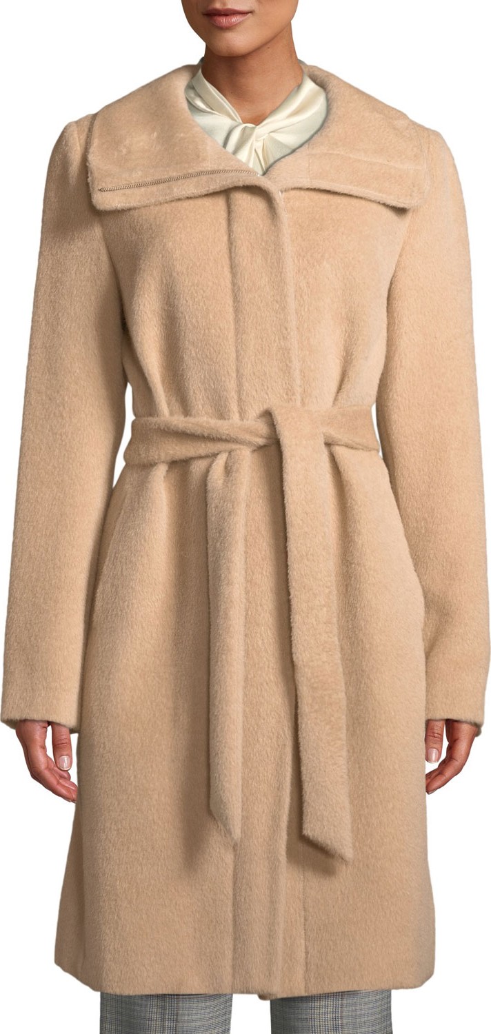 Cole Haan Suri Alpaca Wrap Coat