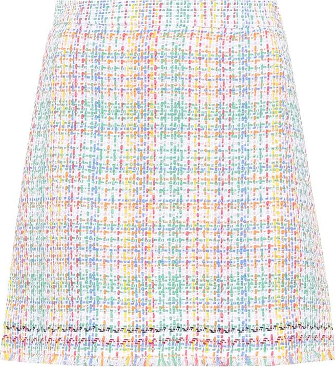 Thom Browne Cotton-blend tweed miniskirt