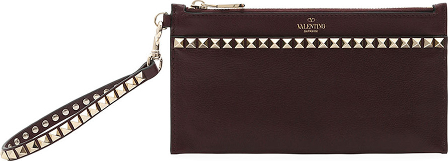 Valentino Rockstud No Limit Medium Flat Pouch Bag