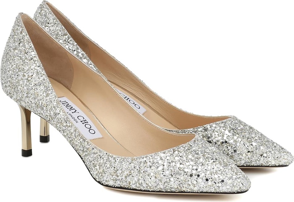 Jimmy Choo Romy 60 glitter pumps