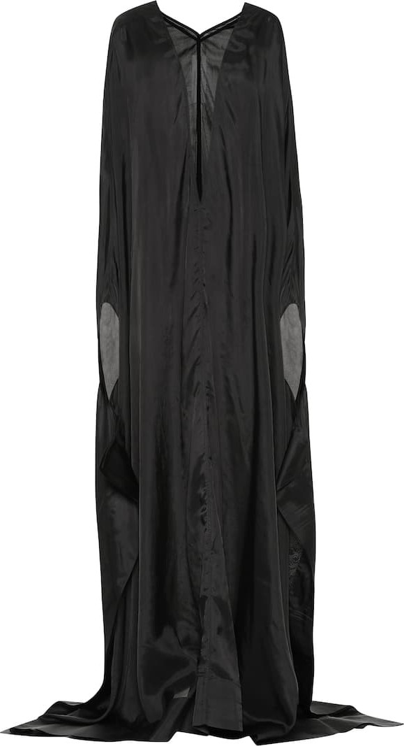 Rick Owens Satin cupro maxi dress