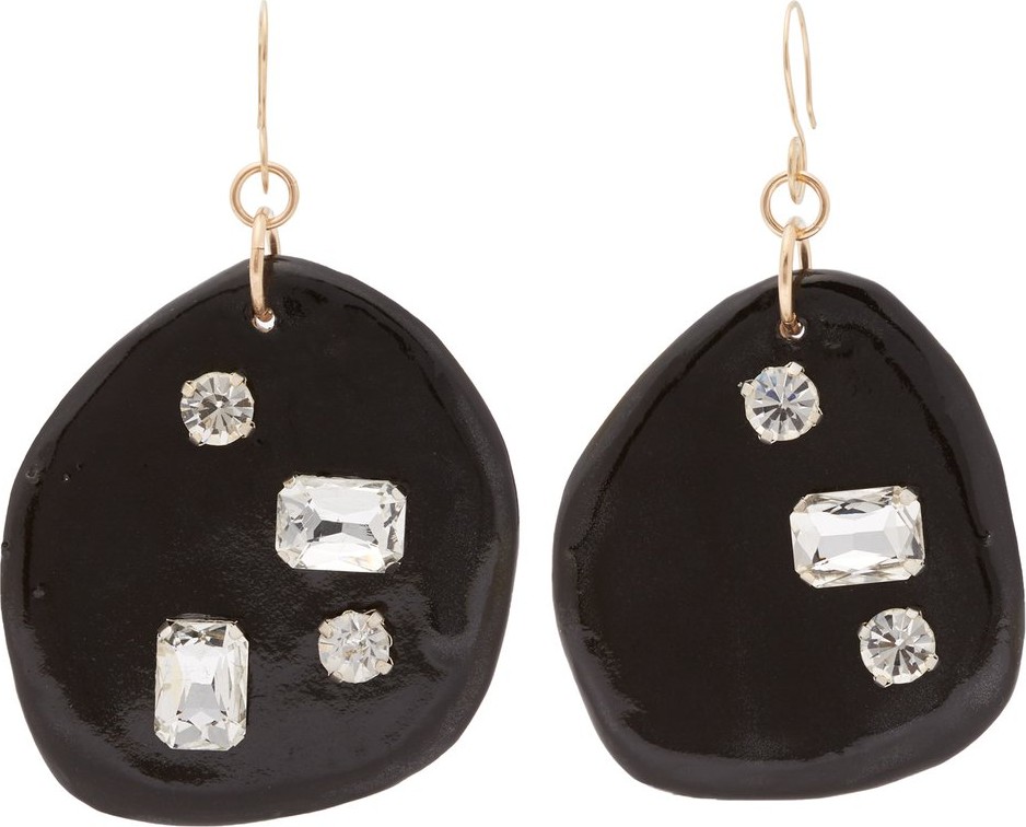 Sonia Boyajian Harley crystal-embellished ceramic drop earrings