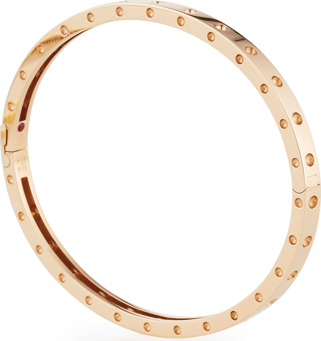 Roberto Coin Symphony Collection 18K Pois Mois Bangle Bracelet Roberto Coin Symphony Collection 18K Pois Mois Bangle Bracelet