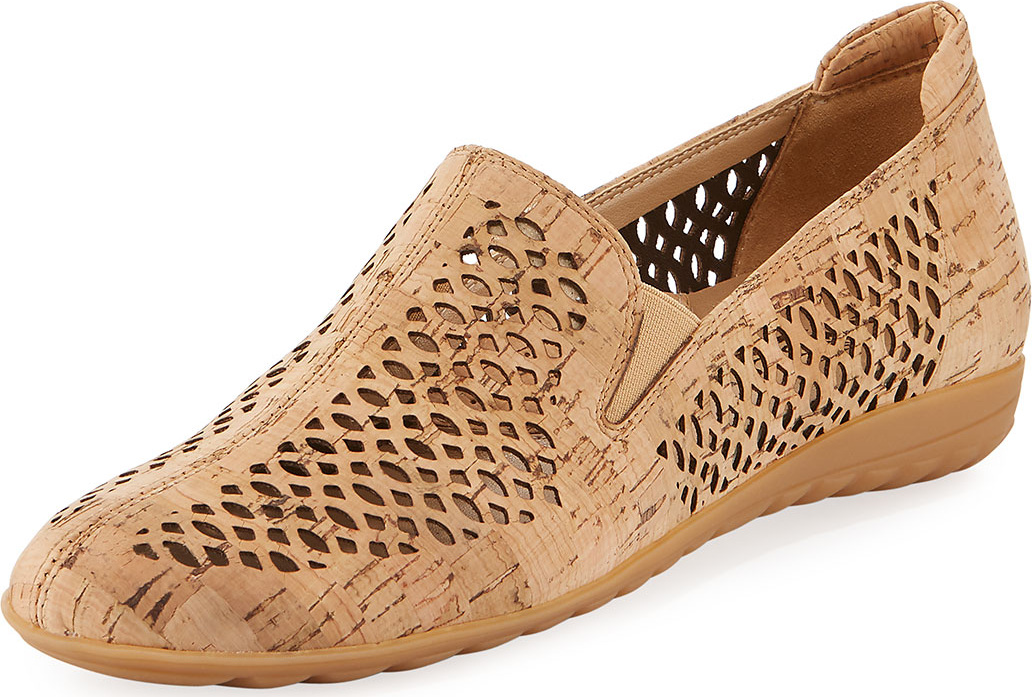 Sesto Meucci Byra Perforated Cork Comfort Loafer