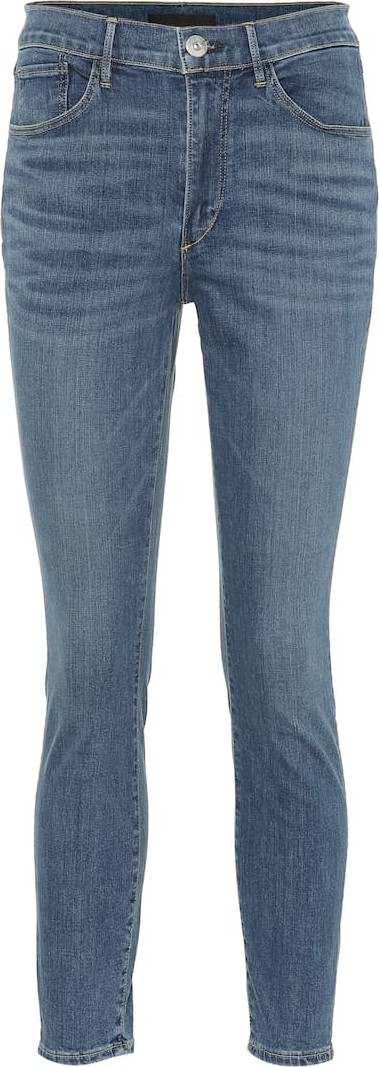 3X1 W3 cropped high-rise skinny jeans
