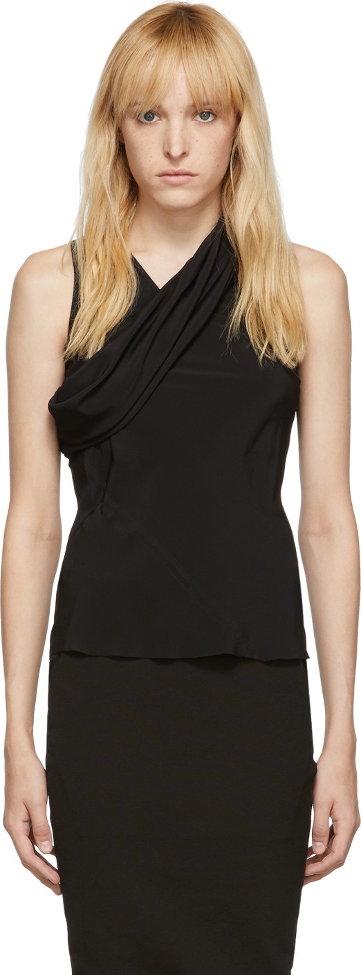 Rick Owens Black Banana Tank Top