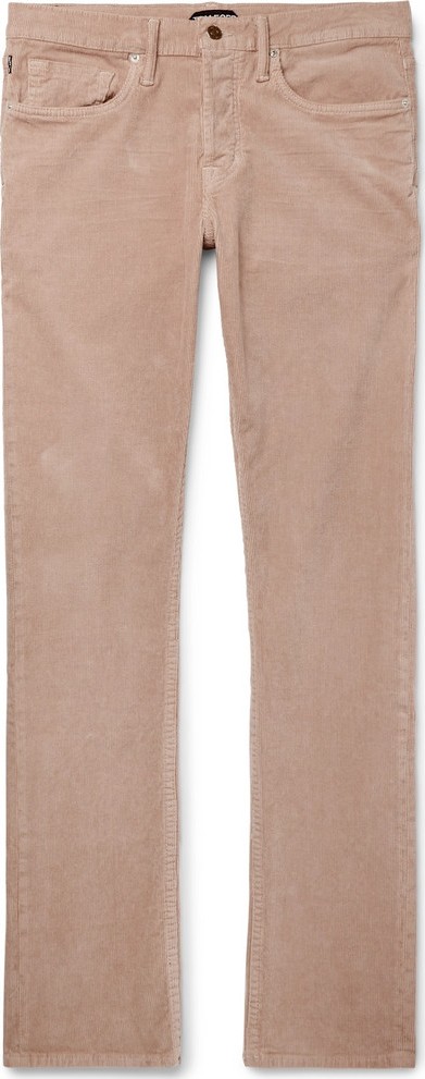 TOM FORD Slim-Fit Stretch-Cotton Corduroy Trousers