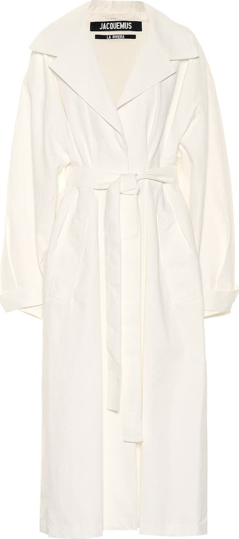 Jacquemus Le Manteau Claudia linen coat