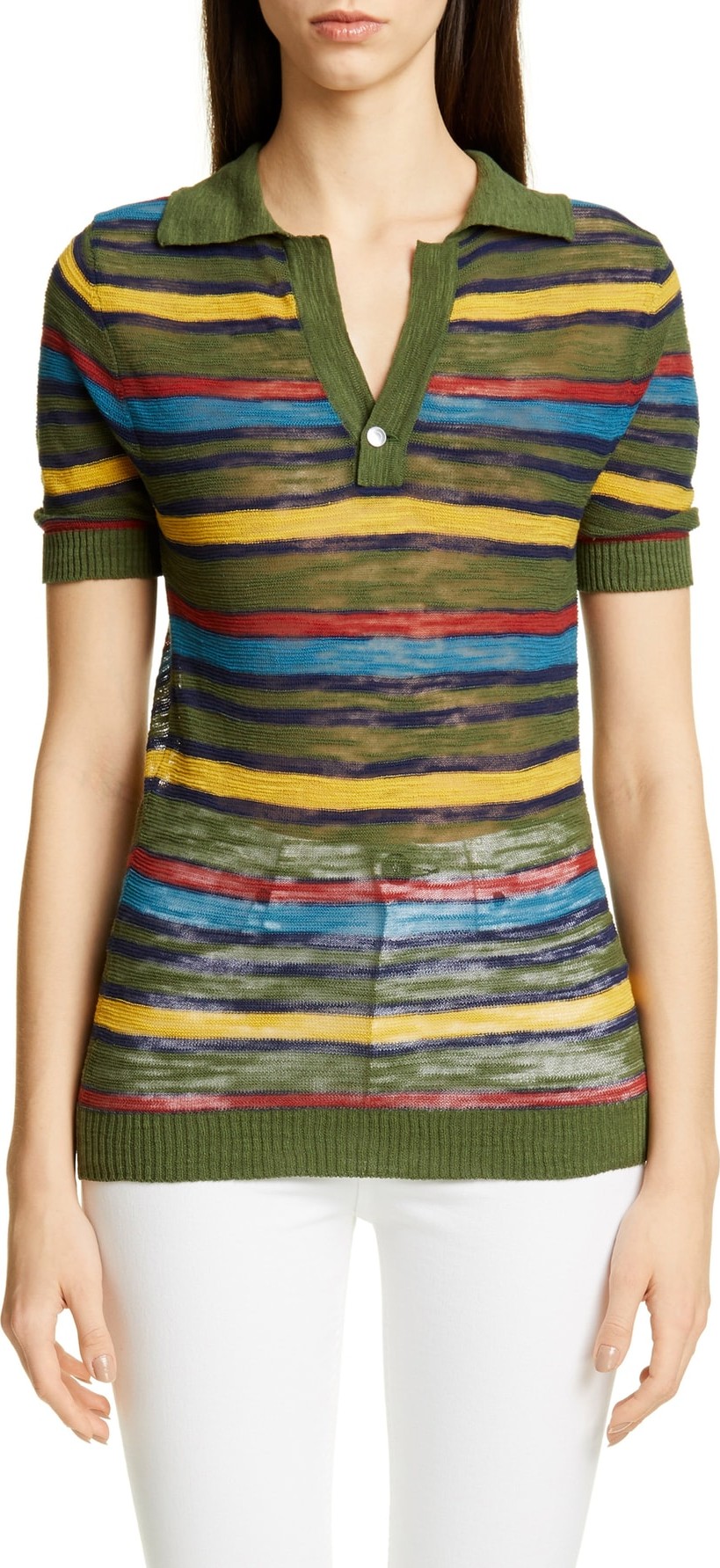 Jacquemus Ray Stripe Polo