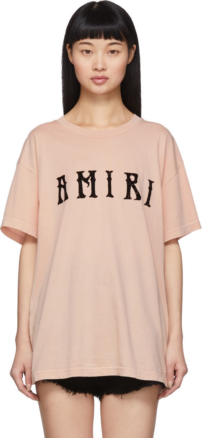 Amiri Pink Hippie T-Shirt